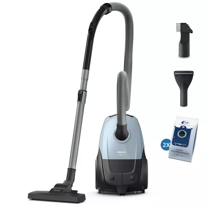 Aspirador de suelo Philips 2000 series XD1142/10 — 800 W, bolsa de polvo 3 L, filtro HEPA, limpieza en seco