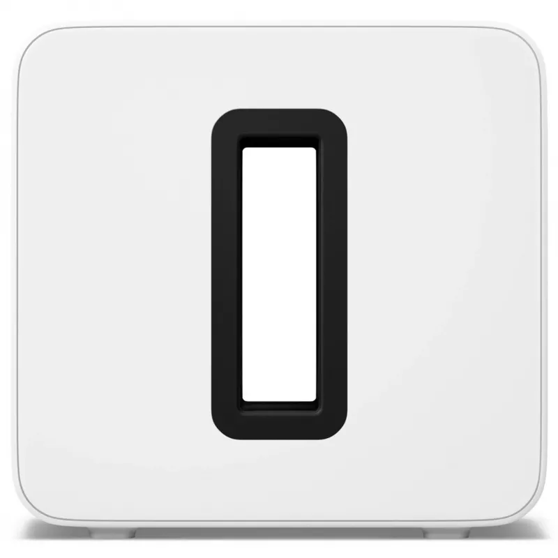 Subwoofer activo Sonos Sub 4 – amplificador clase D, AC 110–240 V, 40,2 × 15,8 × 38,9 cm, negro o blanco