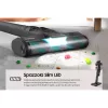 Aspirador de escoba Samsung VS20C9554TK — batería de litio, 580 W, sin bolsa 0,8 l, ciclónico, negro