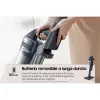 Aspirador de escoba Samsung VS20C9554TK — batería de litio, 580 W, sin bolsa 0,8 l, ciclónico, negro
