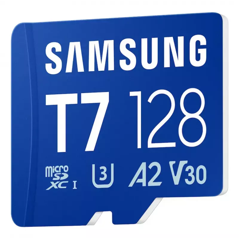 Tarjeta microSDXC Samsung T7 128 GB UHS-I U3 V30 170 MB/s azul