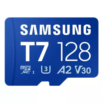 Tarjeta microSDXC Samsung T7 128 GB UHS-I U3 V30 170 MB/s azul