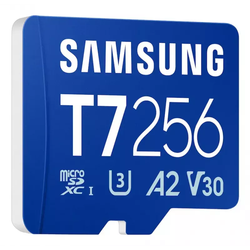 Tarjeta microSDXC Samsung T7 256 GB UHS-I U3 V30 lectura 170 MB/s azul