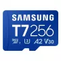 Tarjeta microSDXC Samsung T7 256 GB UHS-I U3 V30 lectura 170 MB/s azul