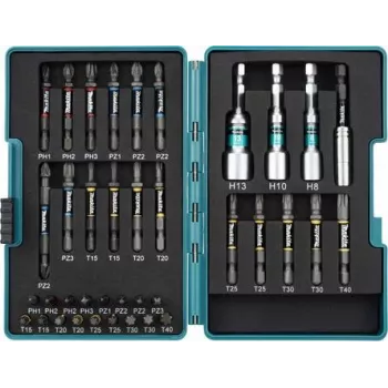 MAKITA E-26179 - Set de puntas de torsión Impact Premier para atornillador de impacto a batería DTD153 y DTD157 (38 piezas) (E-26179)