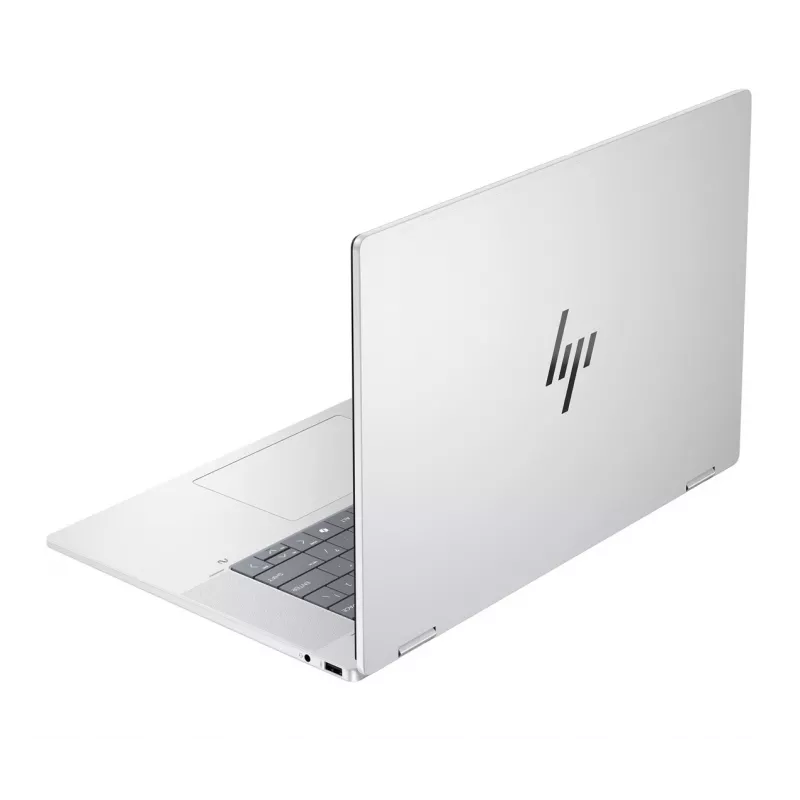 Portátil 2 en 1 HP OmniBook X Flip NG AI 16-as0003nw, pantalla táctil OLED 3K de 16 inch, 32GB RAM, 1TB SSD, Windows 11 Home, Ultra 7 258V, Glacier Silver