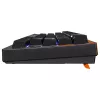 Teclado gaming mecánico Cherry K5 PRO TMR COMPACT — 65 % AZERTY, USB con cable, retroiluminación RGB, negro/naranja