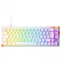 Teclado gaming mecánico Cherry K5 Pro TMR Compact — 65% QWERTY USB con cable, RGB, interruptor magnético, naranja/blanco