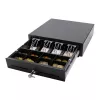 Cajón portamonedas electrónico Olympia LD 410A, carcasa de metal, negro, 415×410×104 mm