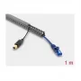 Canaleta de cables DELOCK 22025 16 x 16 mm, longitud 1 m, gris