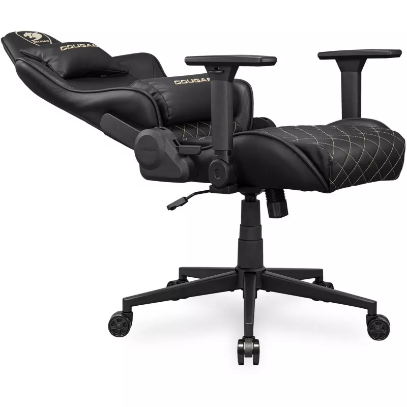 Silla gaming universal COUGAR Gaming ARMOR ONE V2 asiento acolchado negro oro