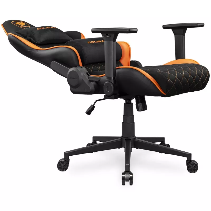 Silla gaming universal COUGAR Gaming Armor One V2 F asiento acolchado negro naranja