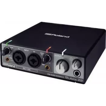 Roland Rubix22 - sobremesa - negro - USB - 24 bits/192kHz - 44.1,48,96,192 kHz - USB (417431A99)