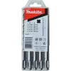 MAKITA B-49074 - juego de brocas HM V-PLUS n.º 3 para martillo combinado HR2470 (50/100 mm de longitud de trabajo | 5 piezas) (B-49074)