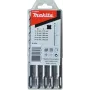MAKITA B-49074 - juego de brocas HM V-PLUS n.º 3 para martillo combinado HR2470 (50/100 mm de longitud de trabajo | 5 piezas) (B-49074)