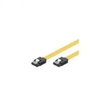 Wentronic goobay - Cable SATA - Serial ATA 150/300/600 - SATA (M) a SATA (M) - 70cm - con bloqueo, plano (95023)