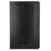Extralink Lite 12U 530X400 Armario rack de pared negro con balda