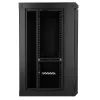 Extralink Lite 12U 530X400 Armario rack de pared negro con balda
