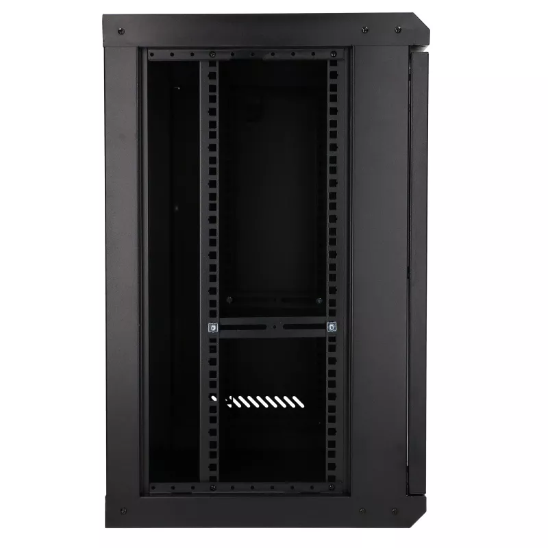 Extralink Lite 12U 530X400 Armario rack de pared negro con balda