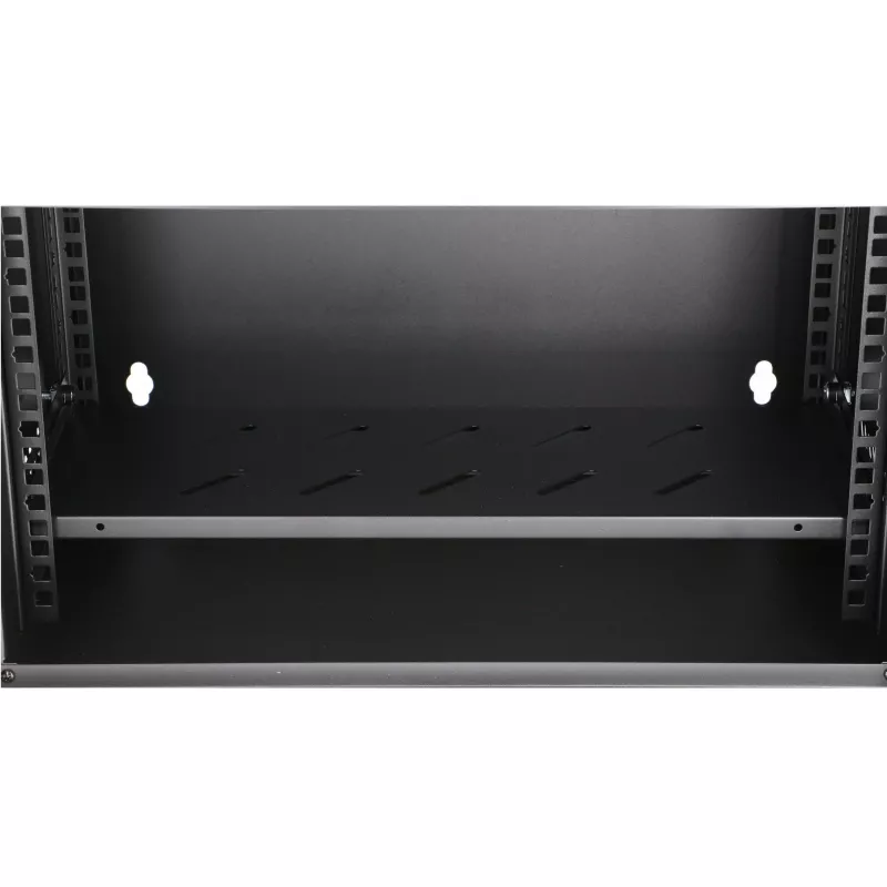 Extralink Lite 12U 530X400 Armario rack de pared negro con balda