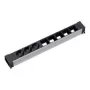 Regleta de enchufes 3 tomas AC Bachmann 909.006 Negro Plata