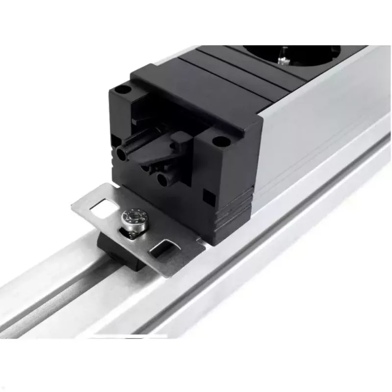 Regleta de enchufes Bachmann STEP ALU 1x USB 1x módulo personalizado 2x toma