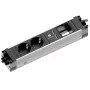 Regleta de enchufes Bachmann STEP ALU 1x USB 1x módulo personalizado 2x toma