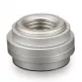 Thermal Grizzly DeltaMate Pass Through – conector de refrigeración líquida, níquel mate, 1 ud. (TG-DM-FIT-0216)
