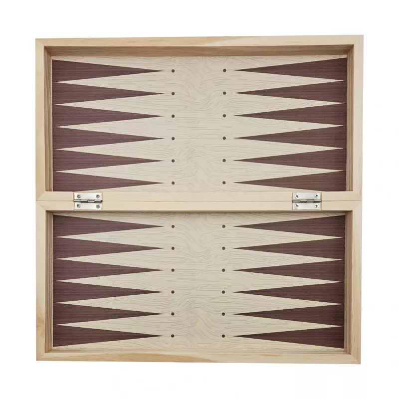 Extralink Toys Ajedrez de madera 3W1 Damas + AJEDREZ + Backgammon