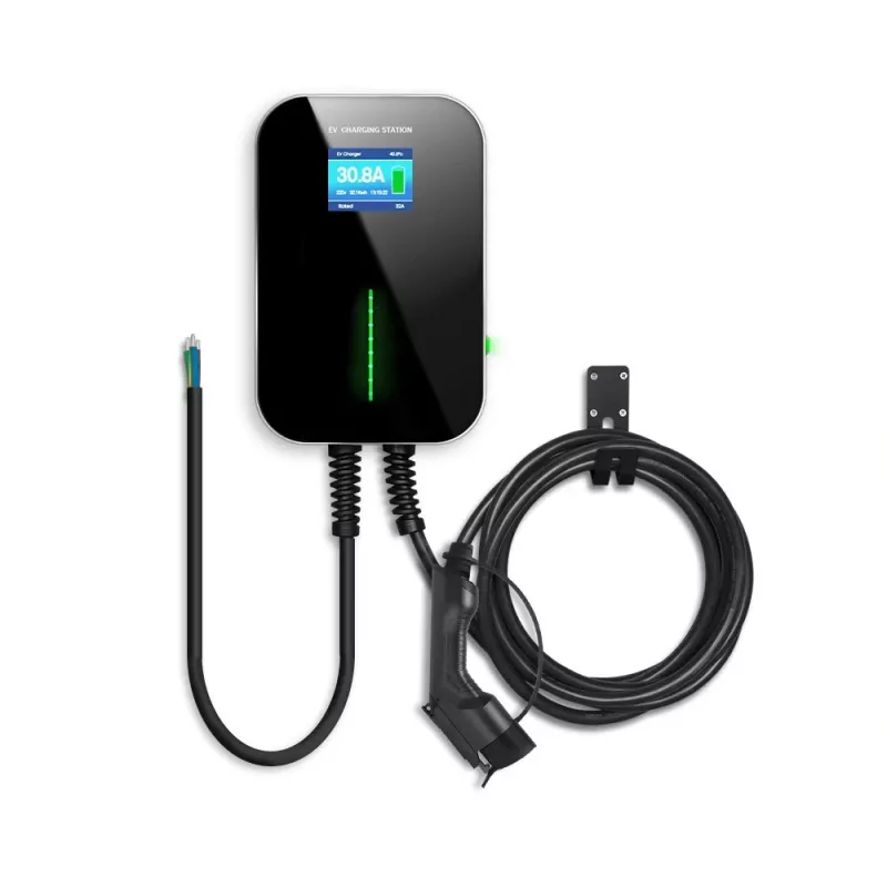 Extralink BS20-BC-22kW-APP Cargador de coche eléctrico Type 2 32A 22 kW, 3 fases, pantalla LCD, app, 6,1 m