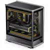Caja para PC Jonsbo D401, torre Midi, ATX, cristal templado – negra