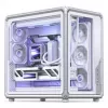 Caja para PC Jonsbo X400, torre Midi, ATX, cristal templado – blanca