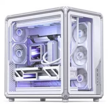 Caja para PC Jonsbo X400, torre Midi, ATX, cristal templado – blanca