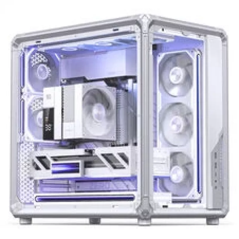 Caja para PC Jonsbo X400, torre Midi, ATX, cristal templado – blanca