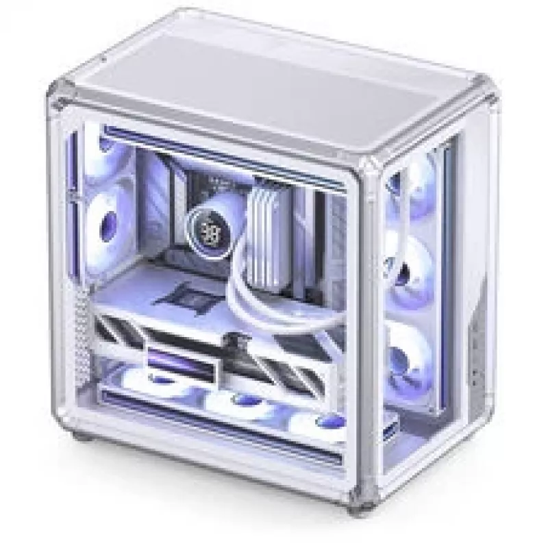 Caja para PC Jonsbo X400, torre Midi, ATX, cristal templado – blanca