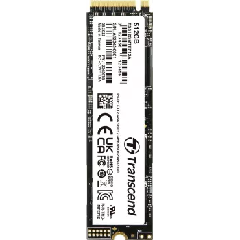Transcend MTE712A - SSD - cifrado - 512 GB - Interno - M.2 2280 (doble cara) - PCIe 4.0 x4 (NVMe) - AES de 256 bits - Self-Encrypting Drive (SED), TCG Opal Encryption 2.0 (TS512