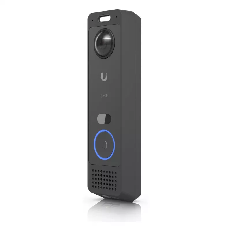 Ubiquiti UVC-G6-Entry Timbre para exteriores con PoE+, detecciones IA mejoradas, audio bidireccional, cámara secundaria para paquetes y lector de acceso integrado