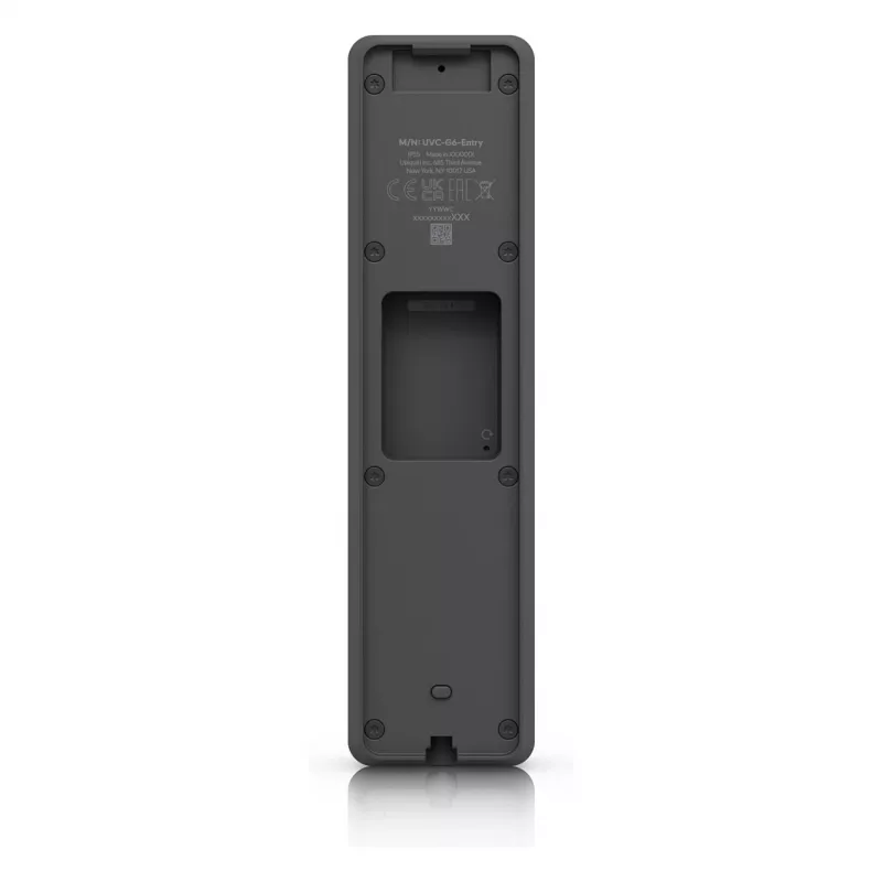 Ubiquiti UVC-G6-Entry Timbre para exteriores con PoE+, detecciones IA mejoradas, audio bidireccional, cámara secundaria para paquetes y lector de acceso integrado