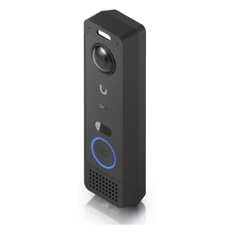 Ubiquiti UVC-G6-Entry Timbre para exteriores con PoE+, detecciones IA mejoradas, audio bidireccional, cámara secundaria para paquetes y lector de acceso integrado