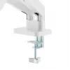 Soporte para monitor GEMBIRD MA-DA2-06-W para pantallas de 17–32 pulgadas, montaje en pinza de mesa/barra, blanco