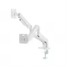 Soporte para monitor GEMBIRD MA-DA2-06-W para pantallas de 17–32 pulgadas, montaje en pinza de mesa/barra, blanco