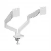 Soporte para monitor GEMBIRD MA-DA2-06-W para pantallas de 17–32 pulgadas, montaje en pinza de mesa/barra, blanco
