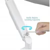 Soporte para monitor GEMBIRD MA-DA2-06-W para pantallas de 17–32 pulgadas, montaje en pinza de mesa/barra, blanco