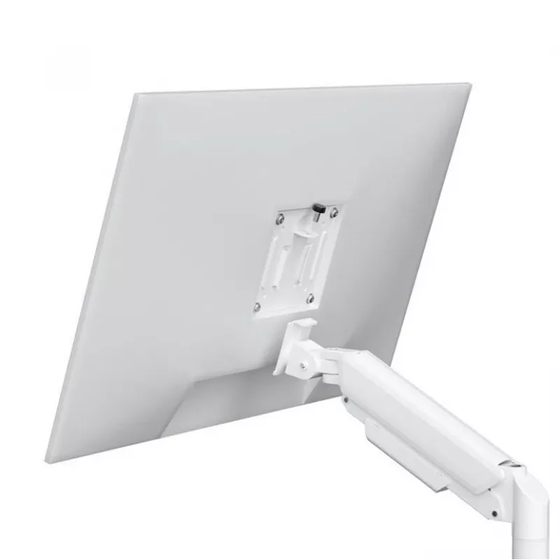 Soporte para monitor GEMBIRD MA-DA2-06-W para pantallas de 17–32 pulgadas, montaje en pinza de mesa/barra, blanco