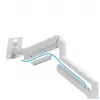 Soporte para monitor GEMBIRD MA-DA2-06-W para pantallas de 17–32 pulgadas, montaje en pinza de mesa/barra, blanco