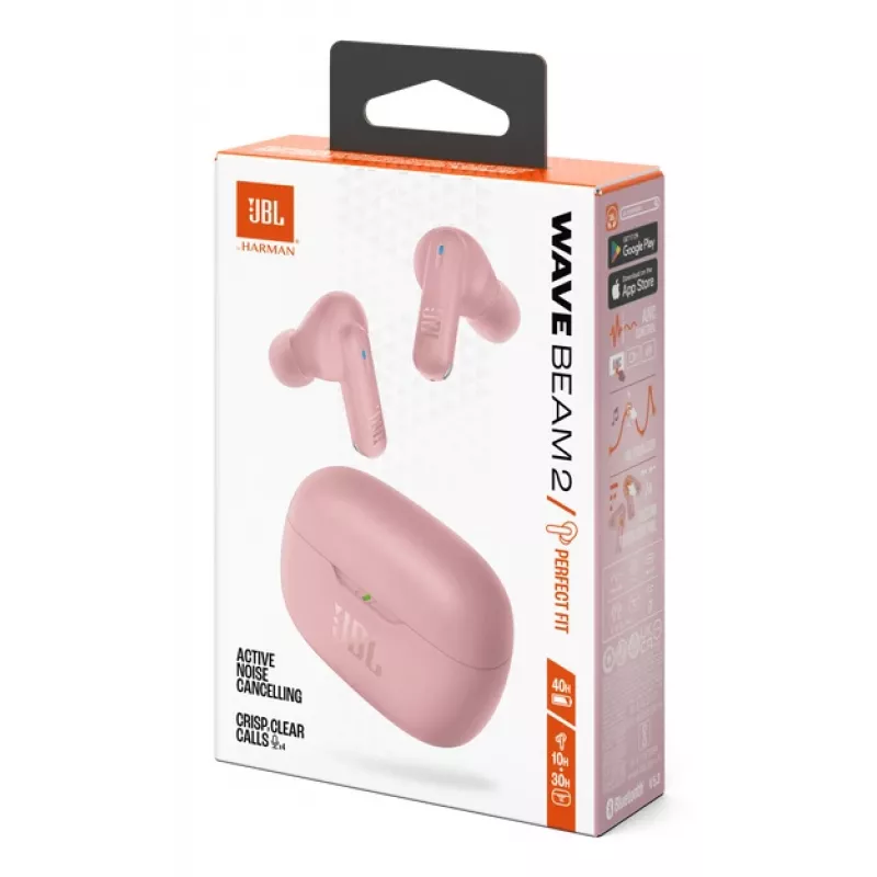JBL Wave Beam 2 Auriculares inalámbricos in-ear llamadas/música Bluetooth Rosa