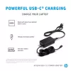 HP 65W USB-C LC Fuente de alimentación para portátil de interior Negra