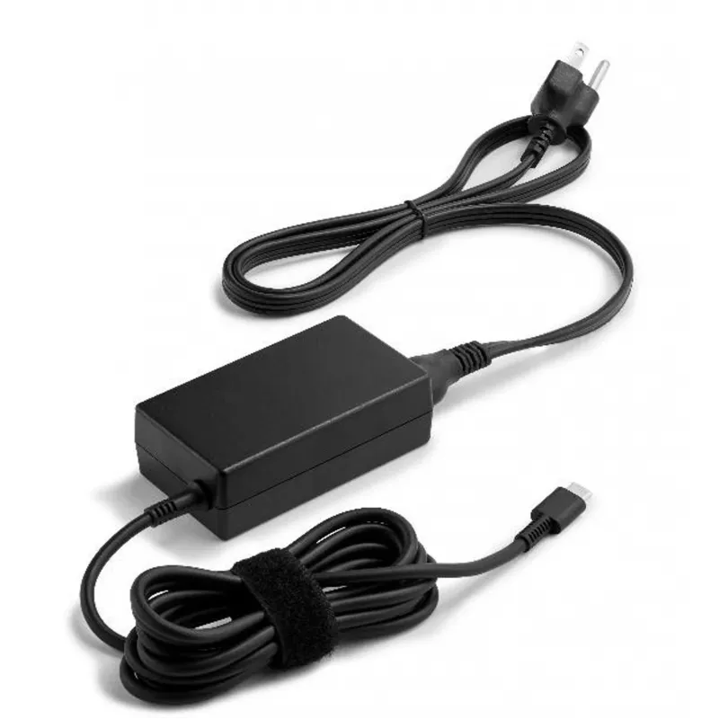 HP 65W USB-C LC Fuente de alimentación para portátil de interior Negra