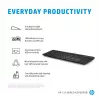 HP 125 Teclado con cable tamaño completo USB membrana Negro