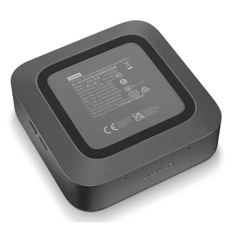 Lenovo 4Y71Q47766 — Manos libres para PC Bluetooth, USB-C, batería de Li-Ion 4215 mAh, negro
